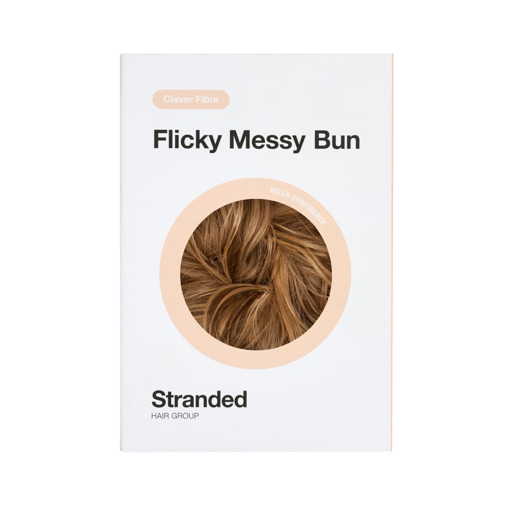 Simple Hair Volume Elasticated Scrunchie in colour Honey Blonde