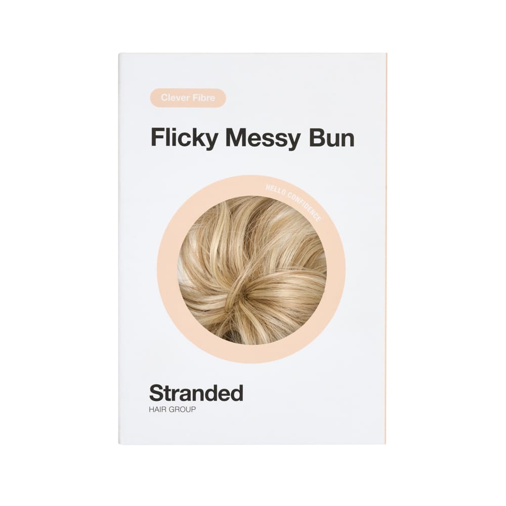 Simple Hair Volume Elasticated Scrunchie in colour Mixed Blonde