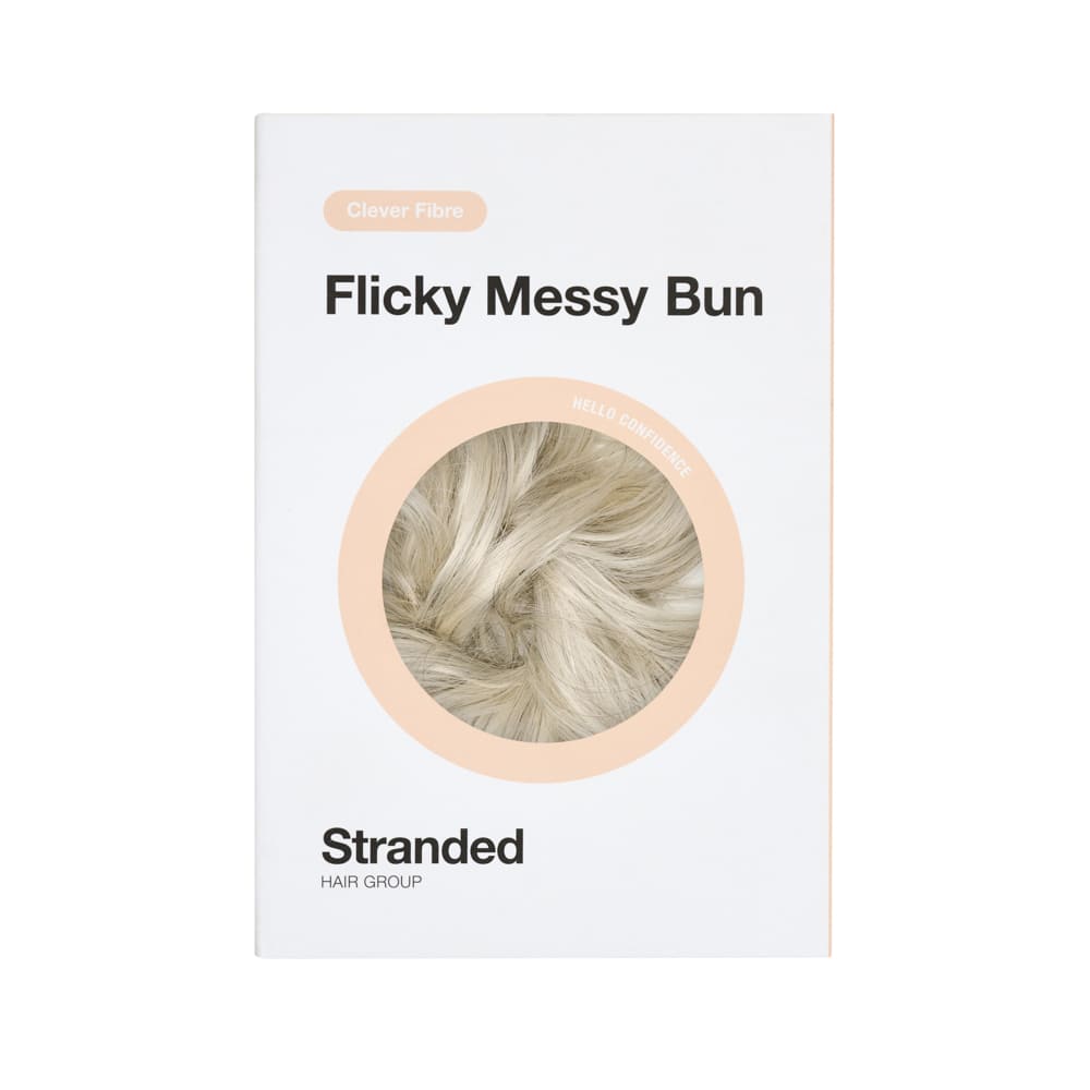 Simple Hair Volume Elasticated Scrunchie in colour Light Grey