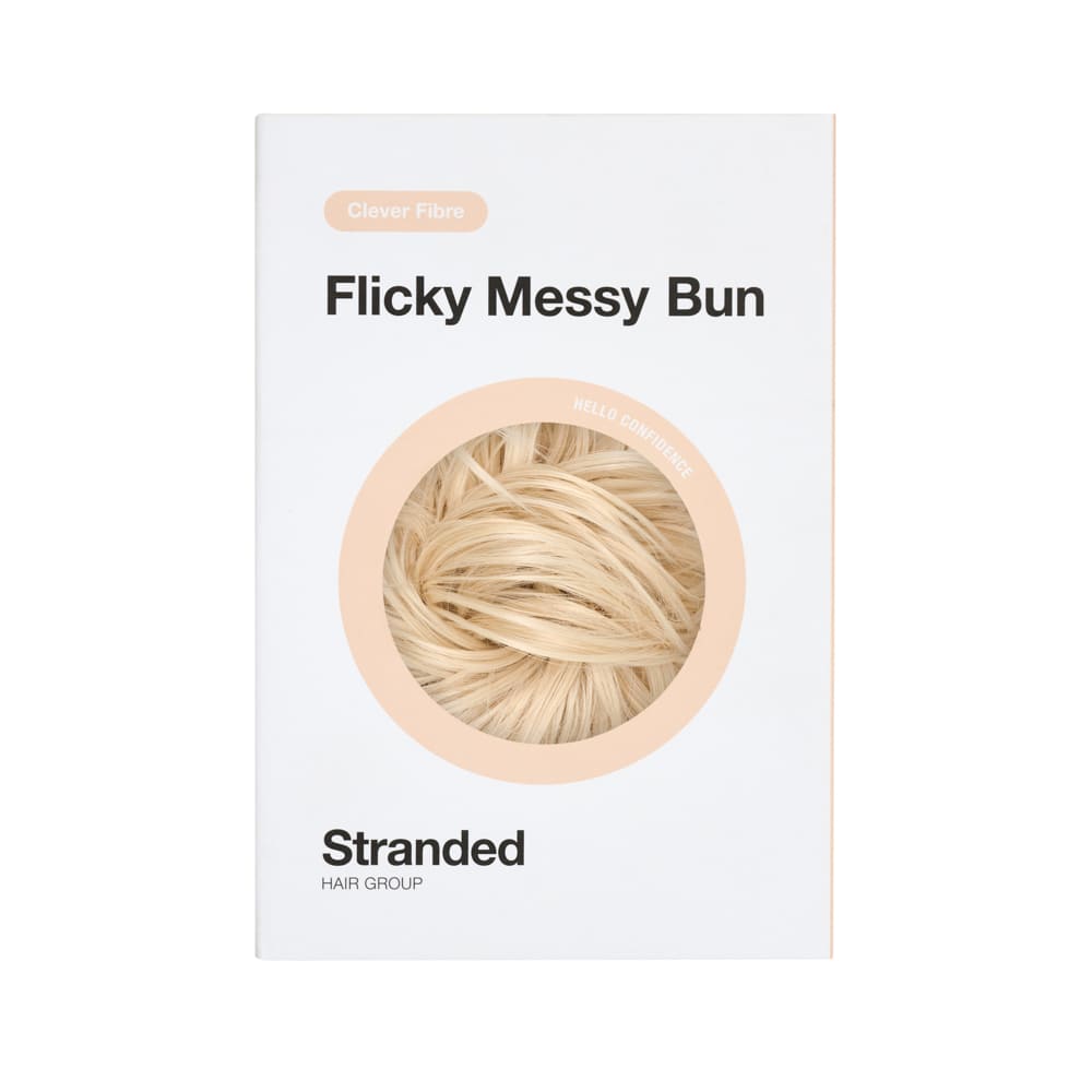 Simple Hair Volume Elasticated Scrunchie in colour Swedish Blonde
