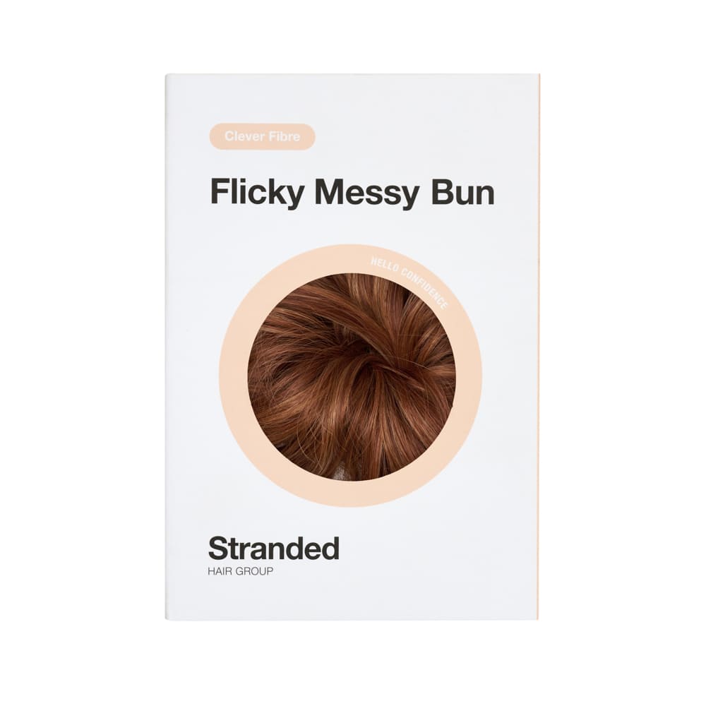 Simple Hair Volume Elasticated Scrunchie in colour Auburn