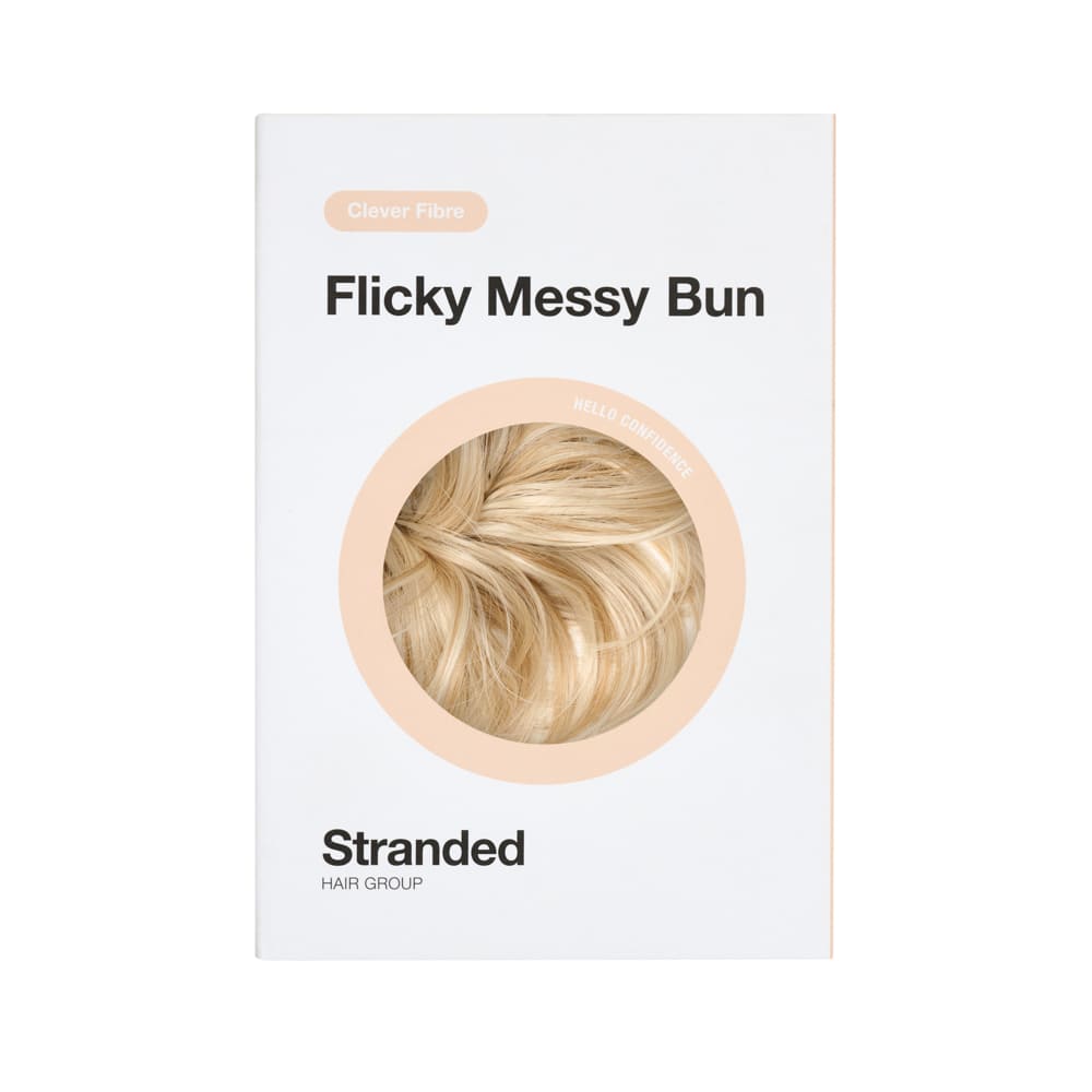 Simple Hair Volume Elasticated Scrunchie in colour UK Blonde