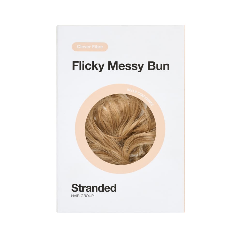 Simple Hair Volume Elasticated Scrunchie in colour Vanilla Blonde