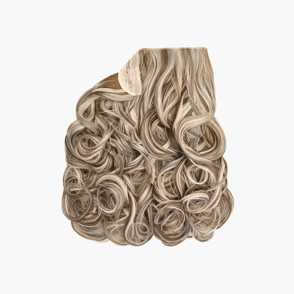 Ash Willow Stranded 16" One Piece Curly Clip-in Hair Extension