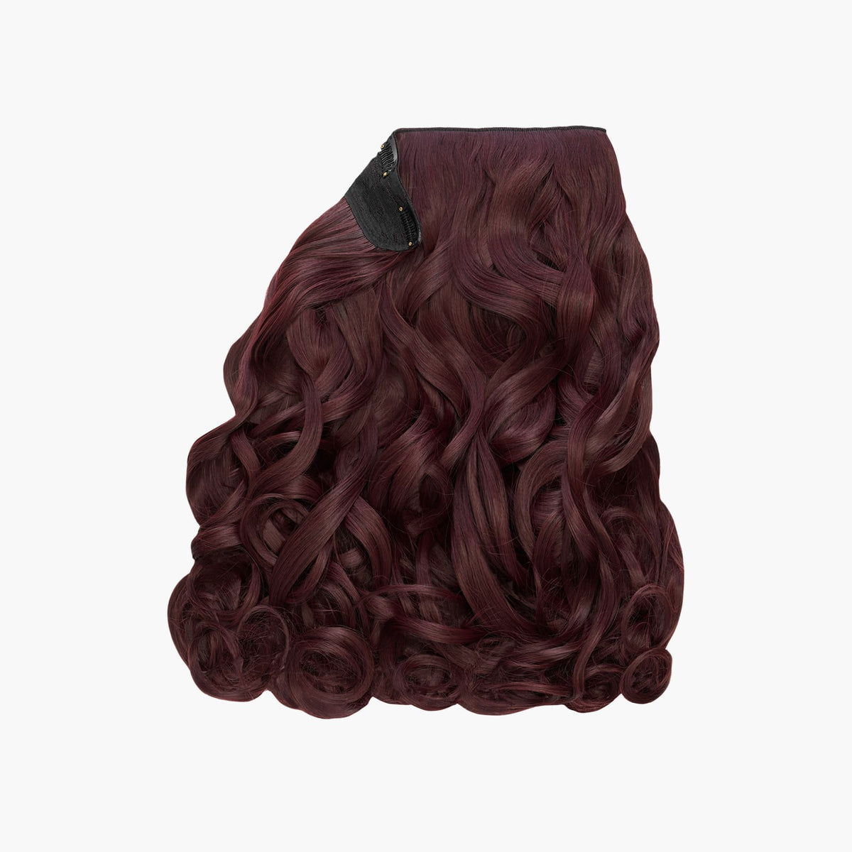 Plum Blossom Stranded 16" One Piece Curly Clip-in Hair Extension