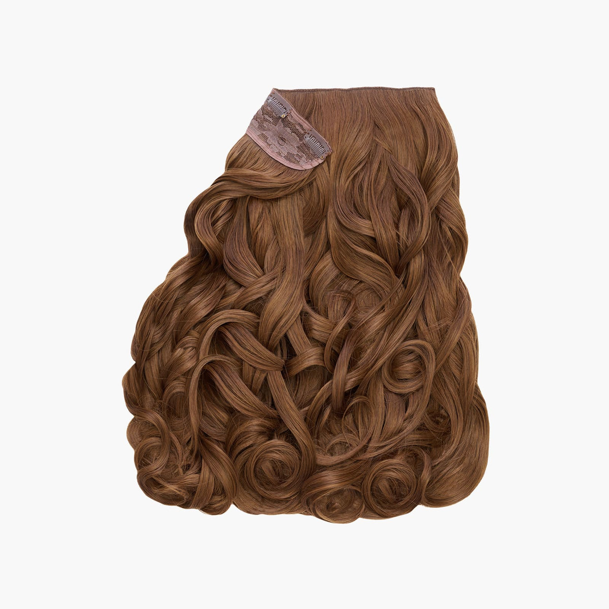 Caramel Cosmos Stranded 20" One Piece Curly Clip-in Hair Extension