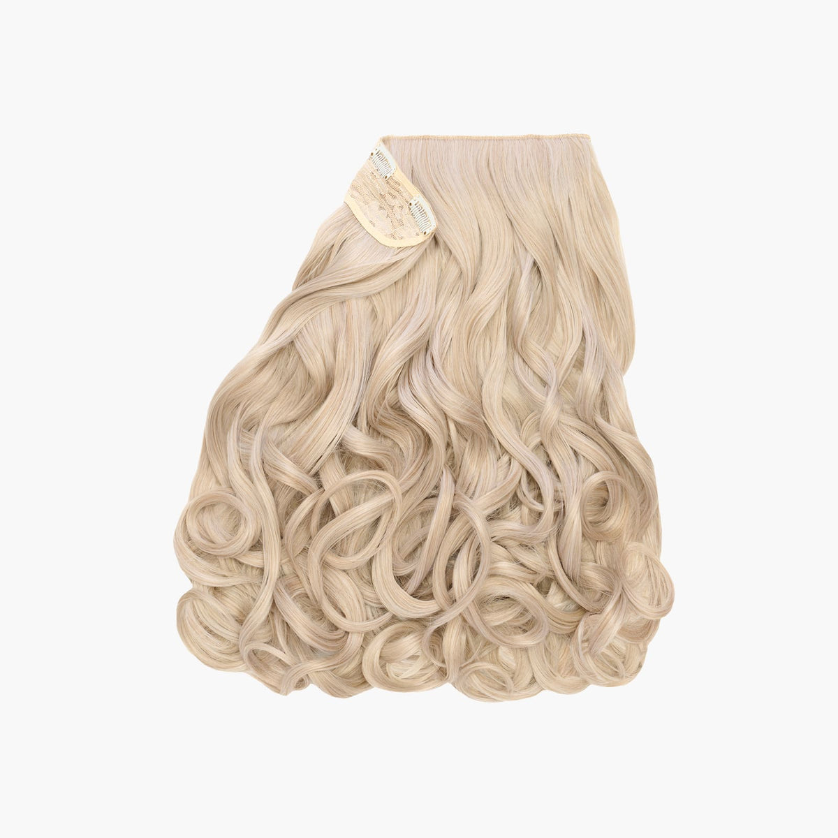 Pearl Moon Stranded 20" One Piece Curly Clip-in Hair Extension