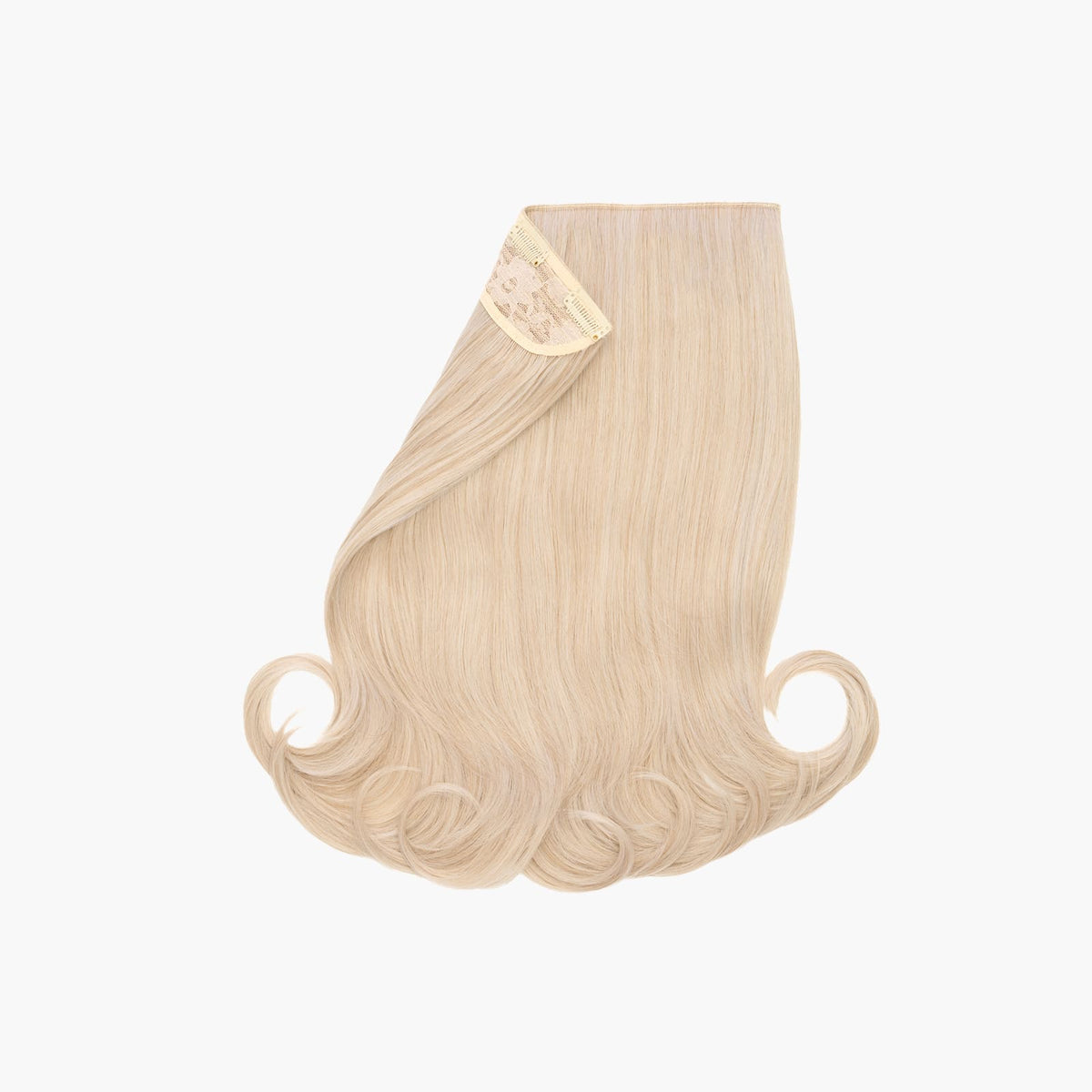 Pearl Moon Stranded 20" One Piece Flicky Clip-in Hair Extension