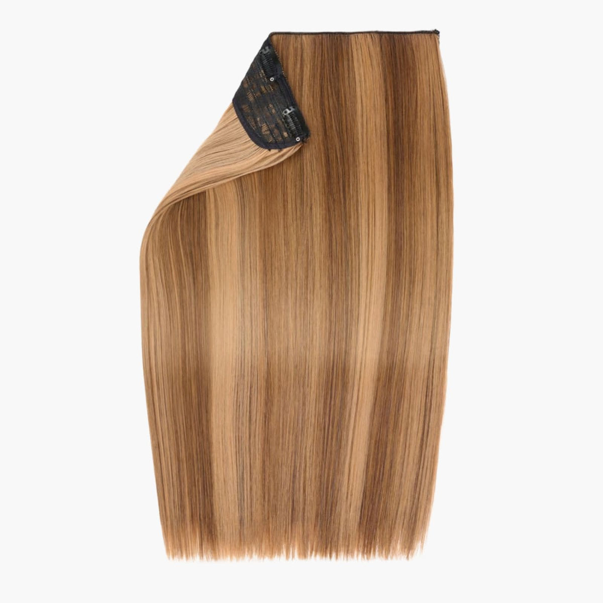 Honey Blush Stranded 20" Straight Clip-in Extension