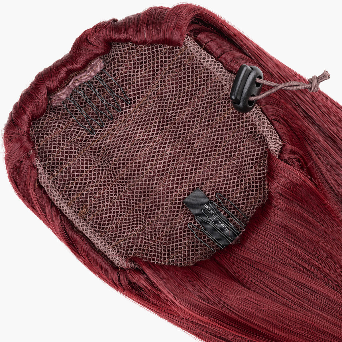 Cherry Blossom shade – Stranded Medium Flicky Clip-on Ponytail