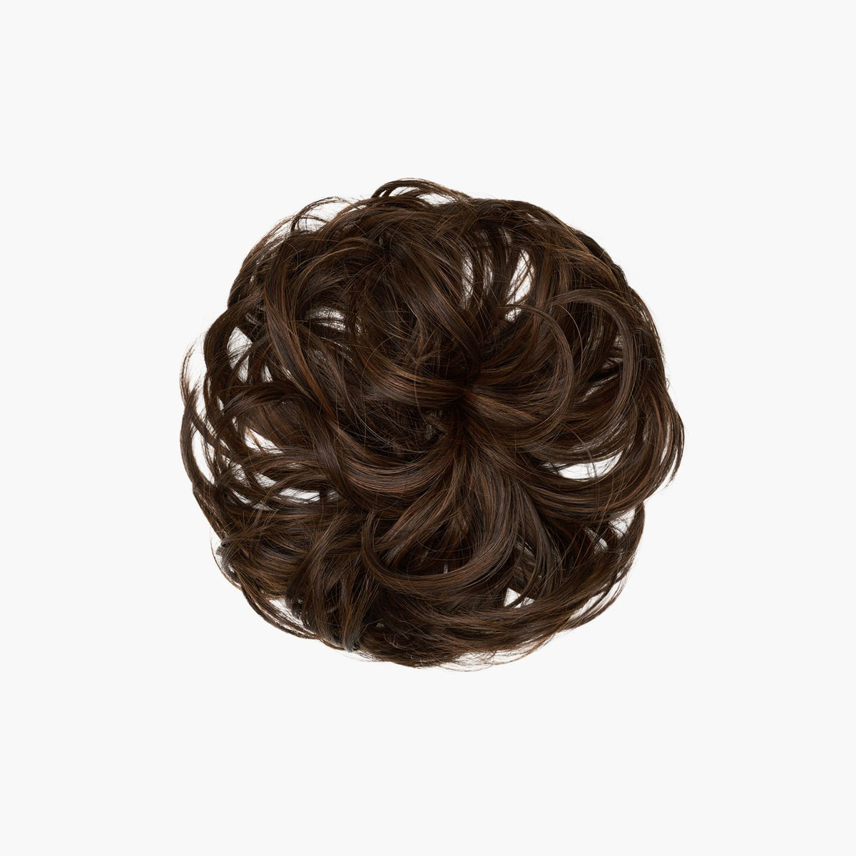 Stranded Flicky Messy Scrunchie Bun in Azalea (#2/5)