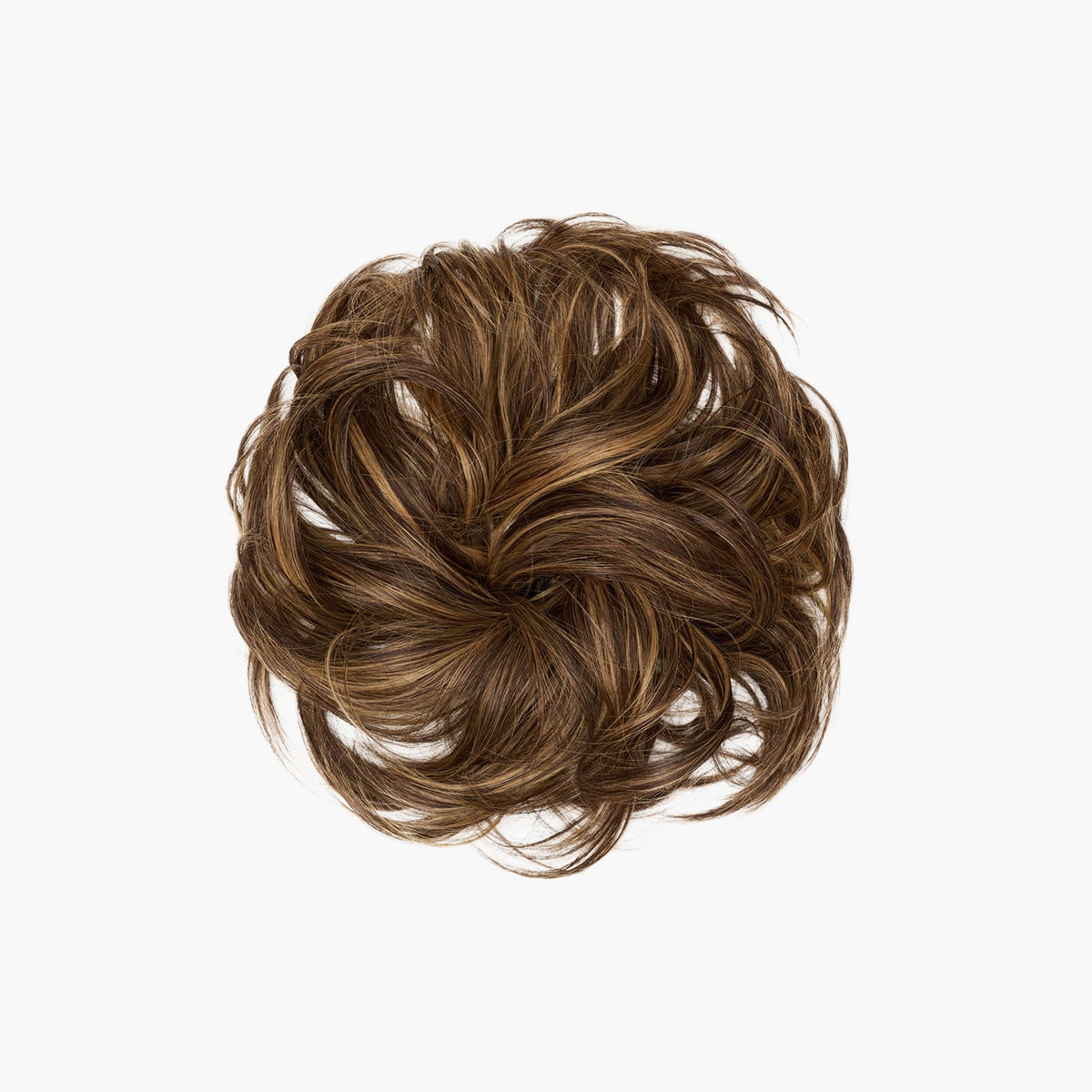 Stranded Flicky Messy Scrunchie Bun in Coral Bells (#4/27)