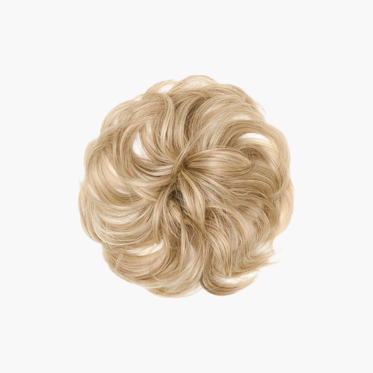 Stranded Flicky Messy Scrunchie Bun in Iris (#18/22)