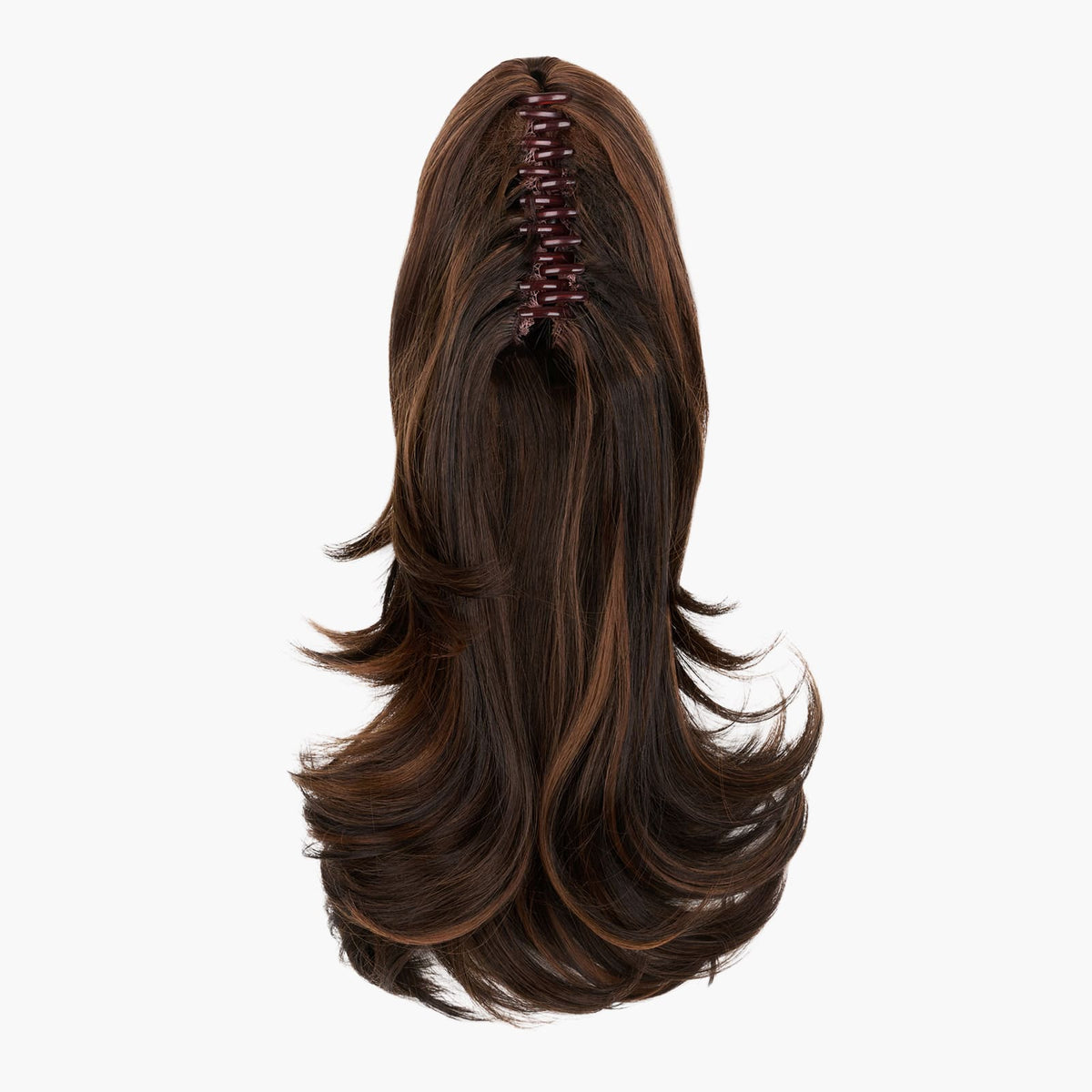 Azalea Stranded Medium Flicky Clip-on Ponytail