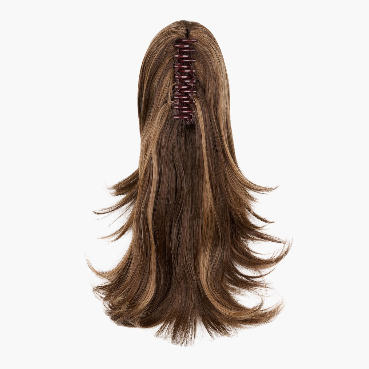 Baby Bronde Stranded Medium Flicky Clip-on Ponytail