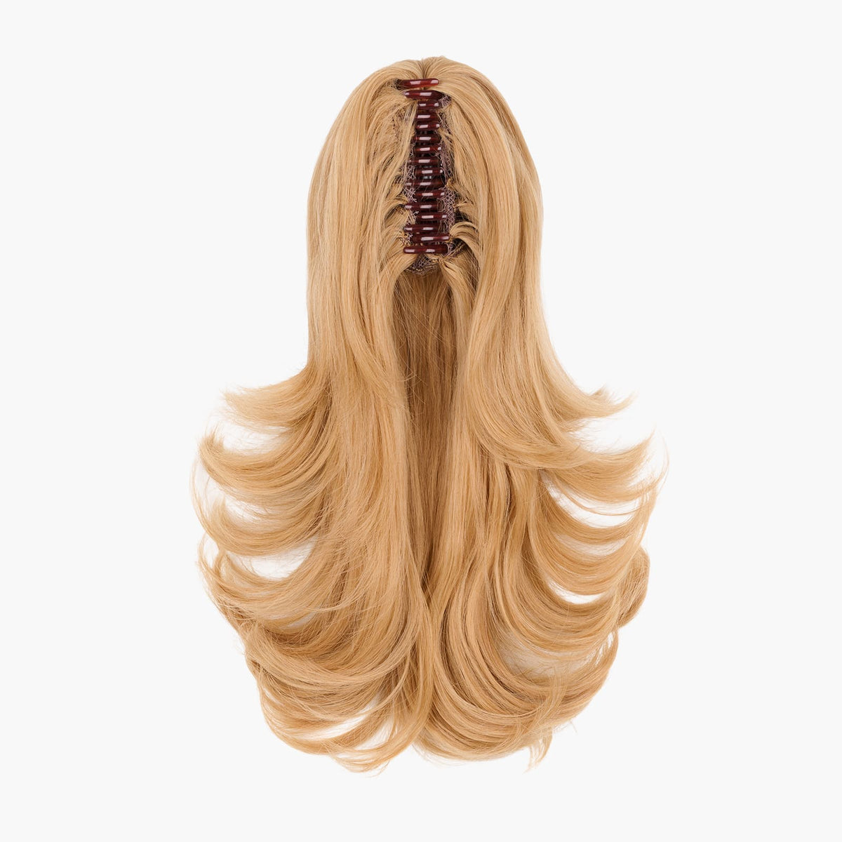 Honeysuckle Stranded Medium Flicky Clip-on Ponytail