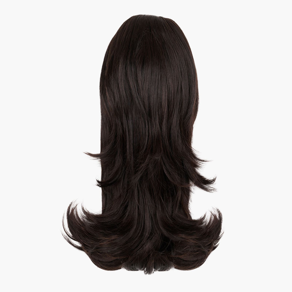 Stranded Medium Flicky Clip-on Ponytail in Nigella (#2)