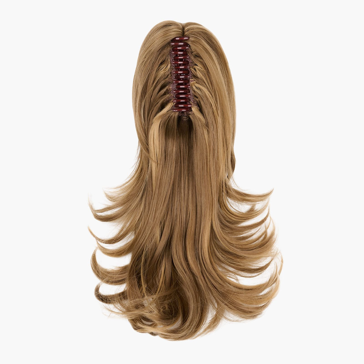 Pansy Stranded Medium Flicky Clip-on Ponytail