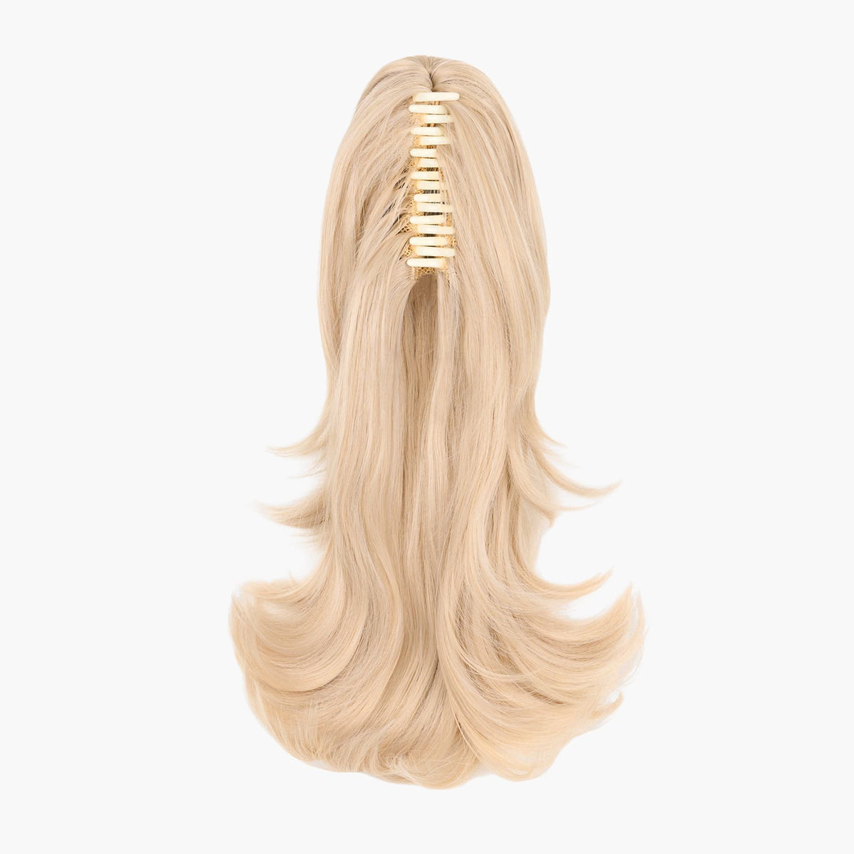 Polar Star Stranded Medium Flicky Clip-on Ponytail