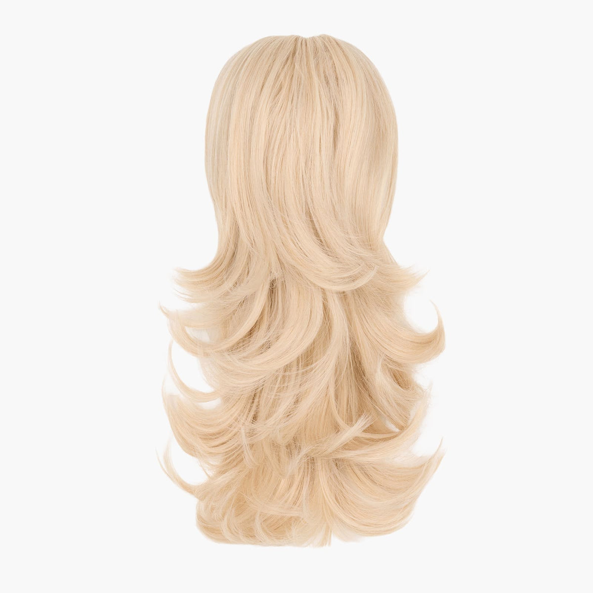 Stranded Medium Flicky Clip-on Ponytail in Polar Star (#1001)