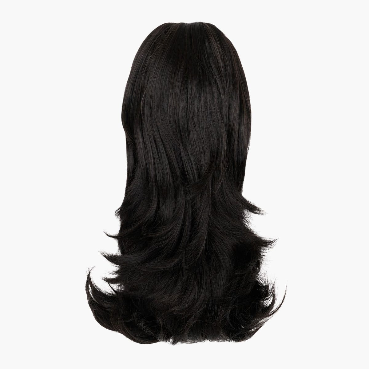 Stranded Medium Flicky Clip-on Ponytail in Queen Of The Night (#1B)