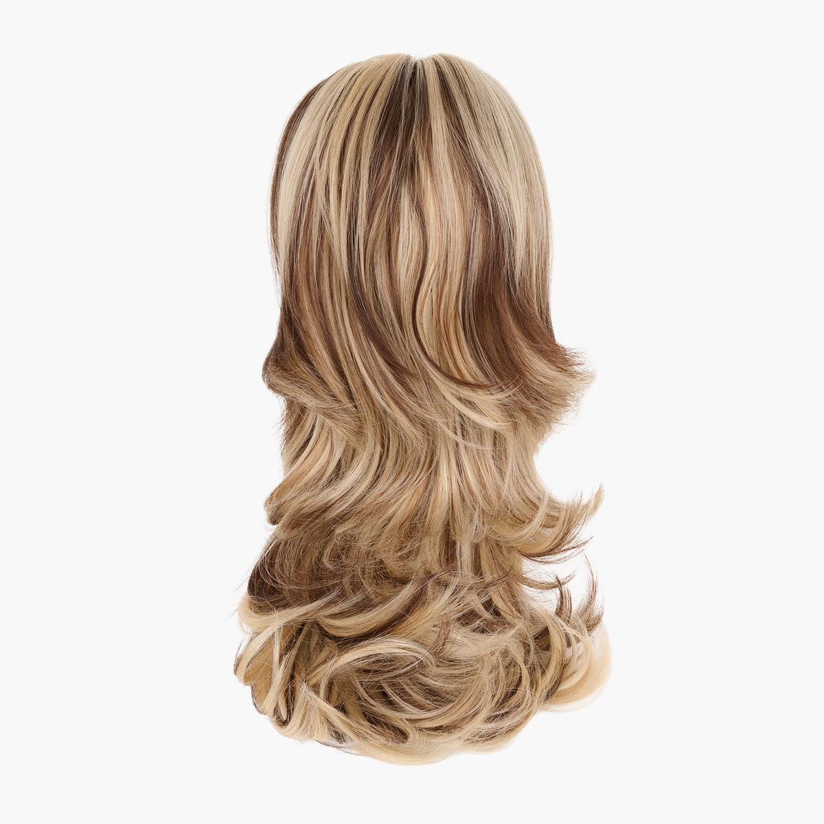 Stranded Medium Flicky Clip-on Ponytail in Safari Sunset (#6/16/613)