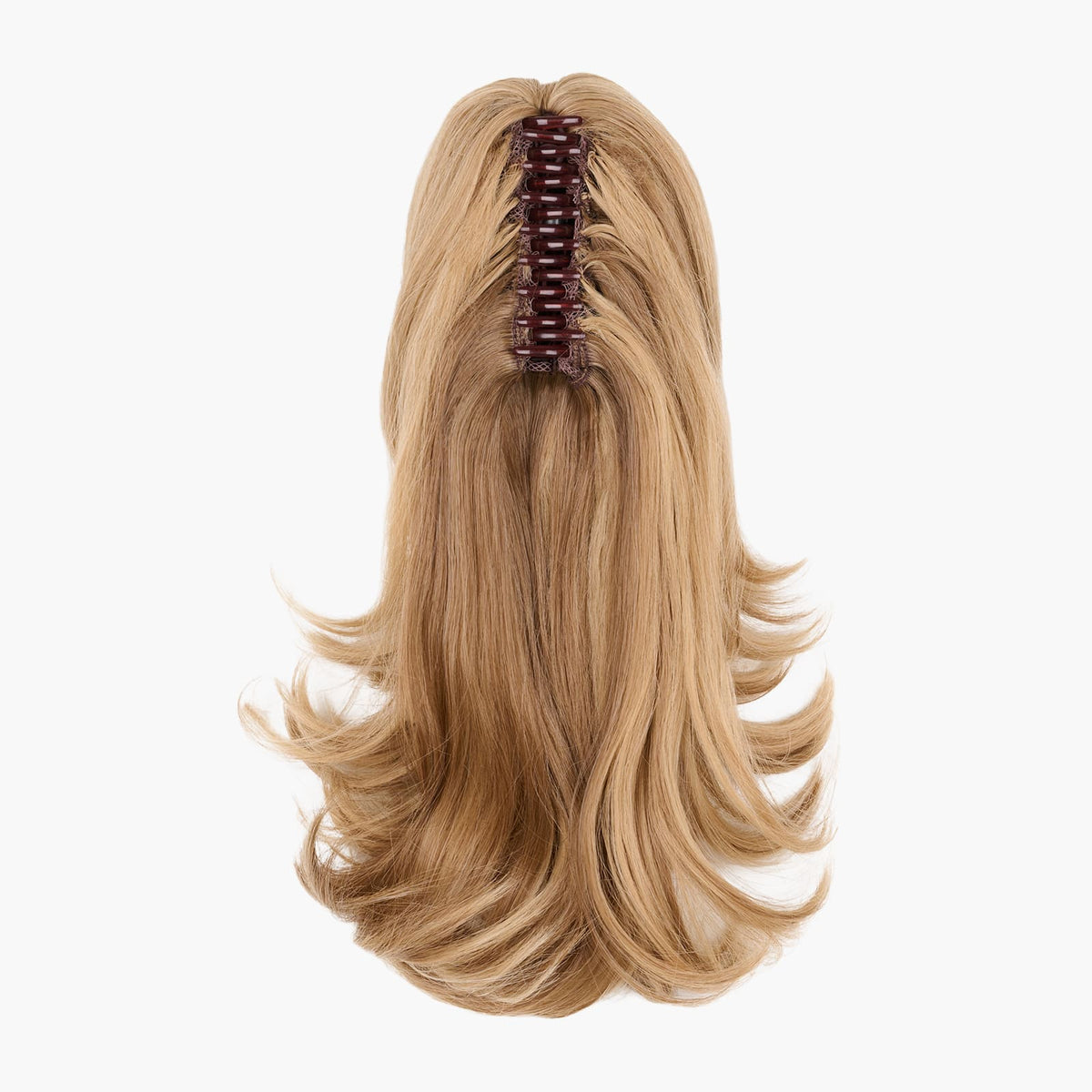 Vanilla Bomb Stranded Medium Flicky Clip-on Ponytail