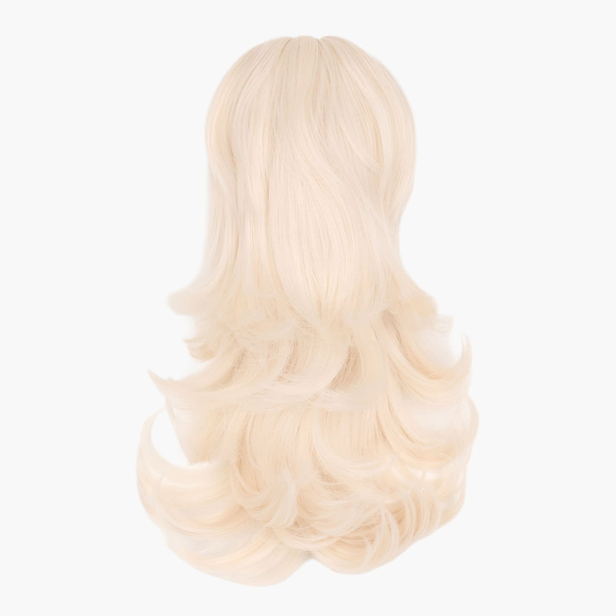 Stranded Medium Flicky Clip-on Ponytail - Colour #600 White Lily