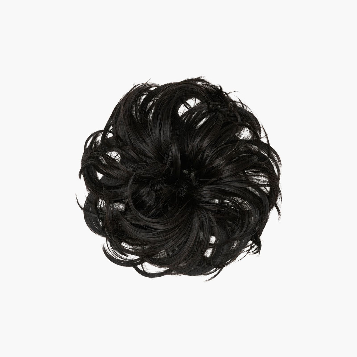 Stranded Flicky Messy Scrunchie Bun in Queen Of The Night (#1B)
