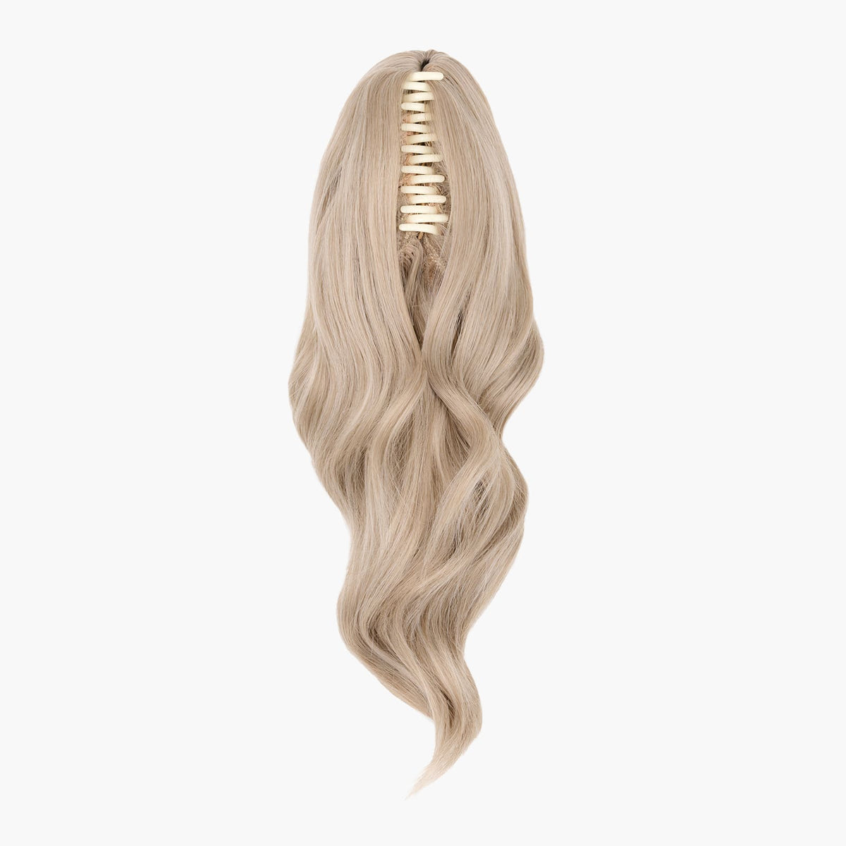 Ash Moon Stranded Medium Wand Wave Clip-in Ponytail