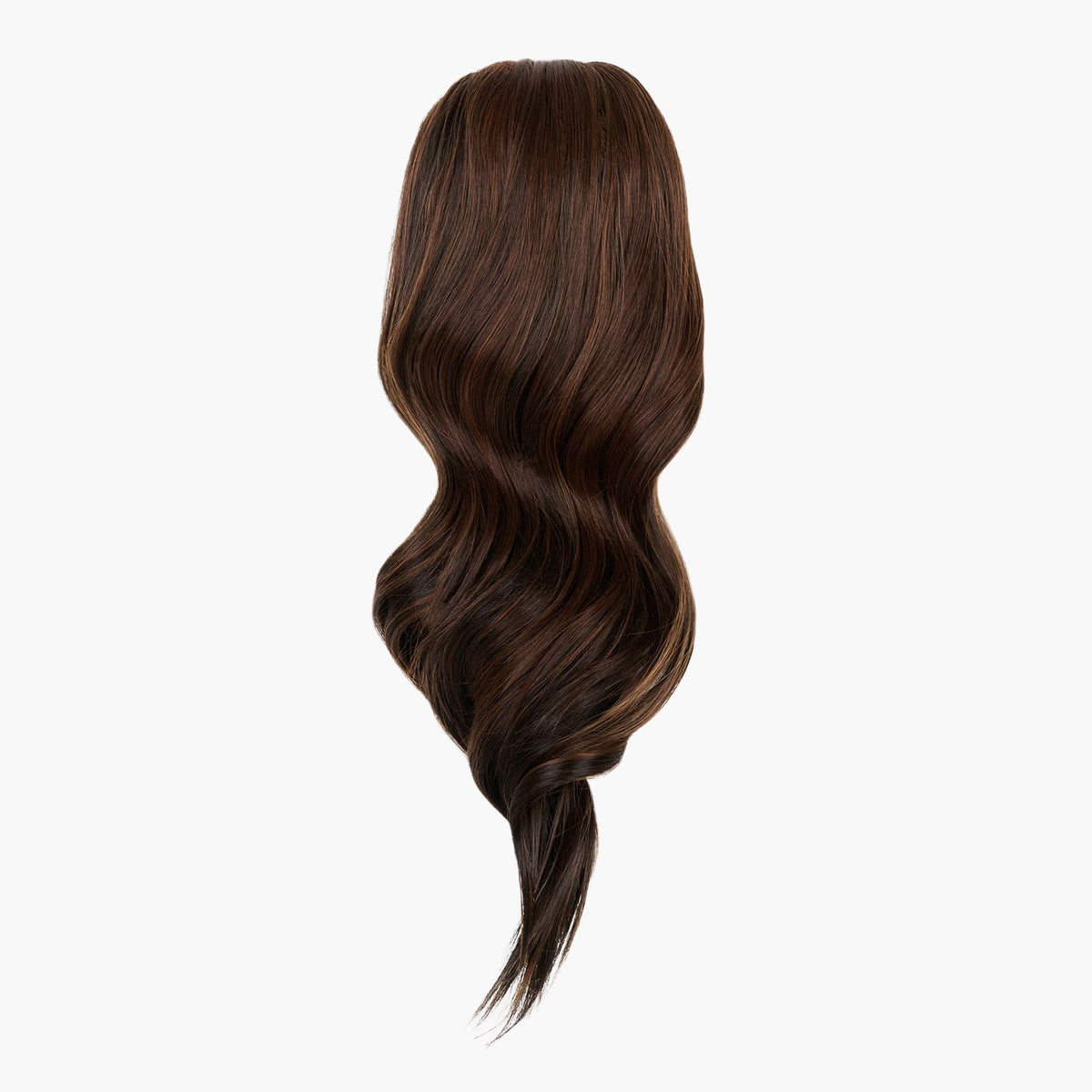 Stranded Medium Wand Wave Clip-in Ponytail in Azalea (#2/5)