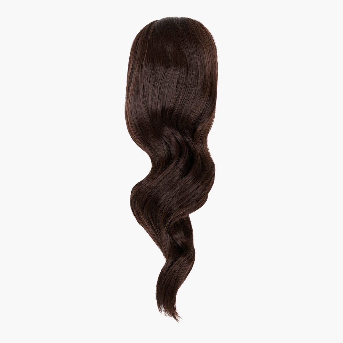 Stranded Medium Wand Wave Clip-in Ponytail in Chocolate Dahlia (#4)