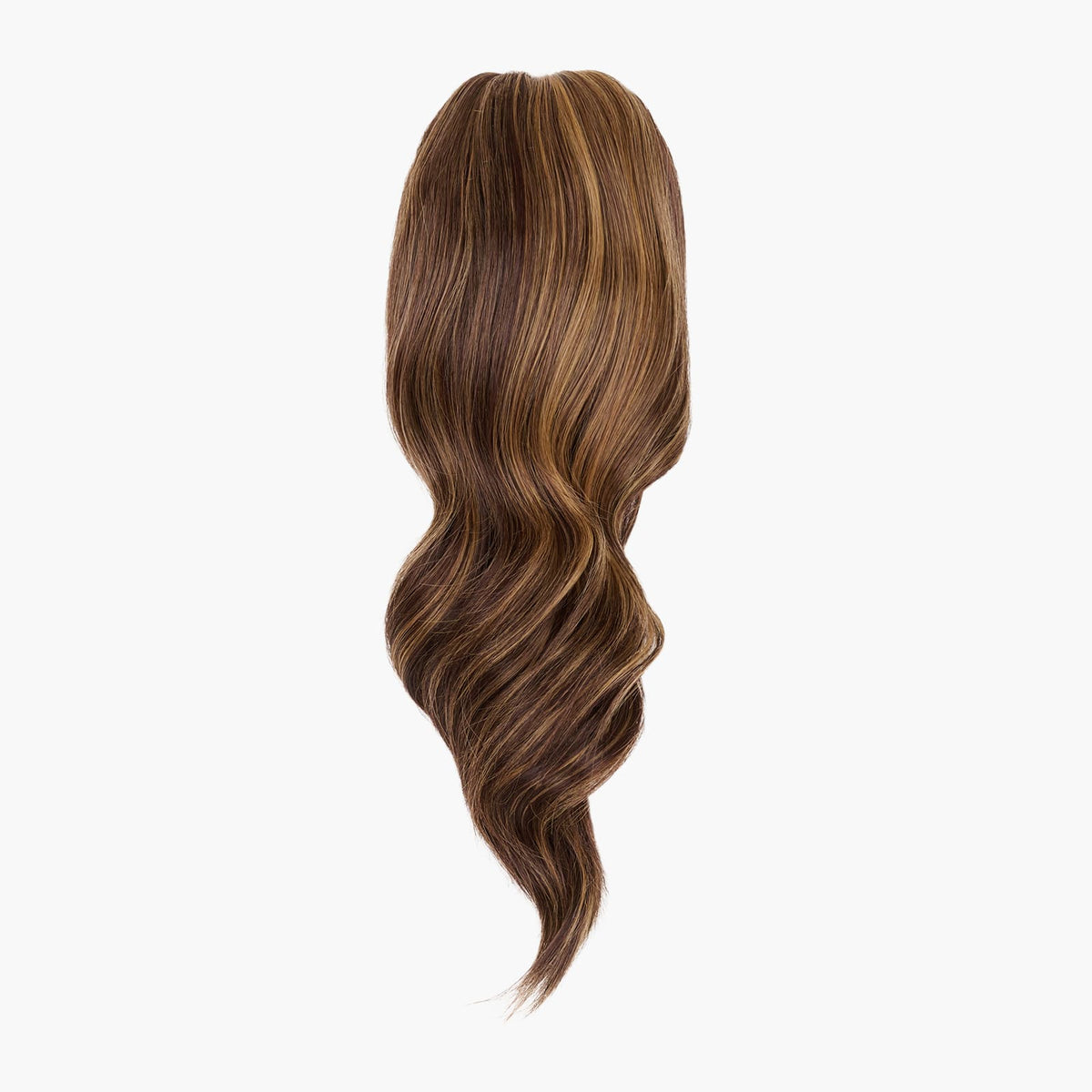 Stranded Medium Wand Wave Clip-in Ponytail in Coral Bells (#4/27)