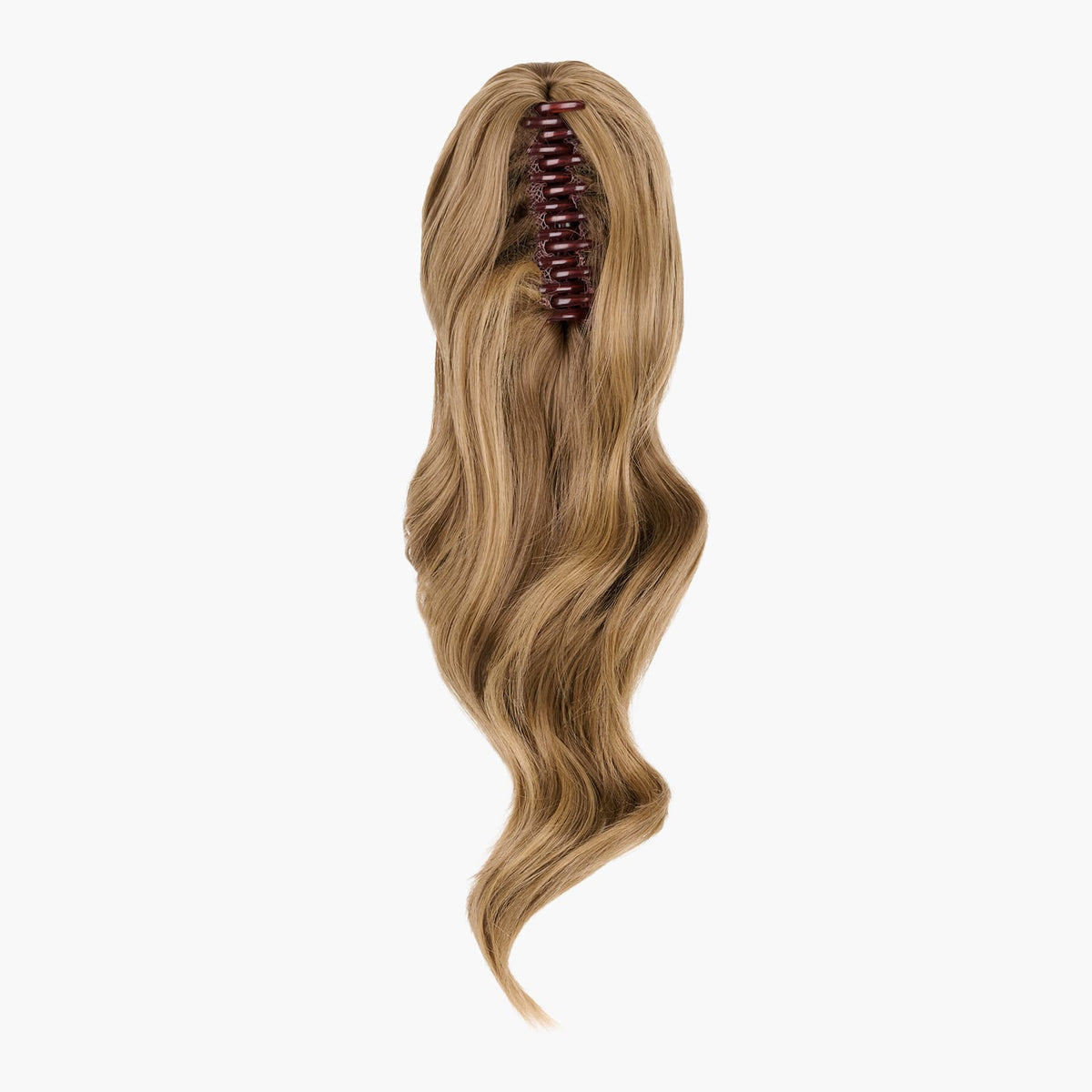 Pansy Stranded Medium Wand Wave Clip-in Ponytail