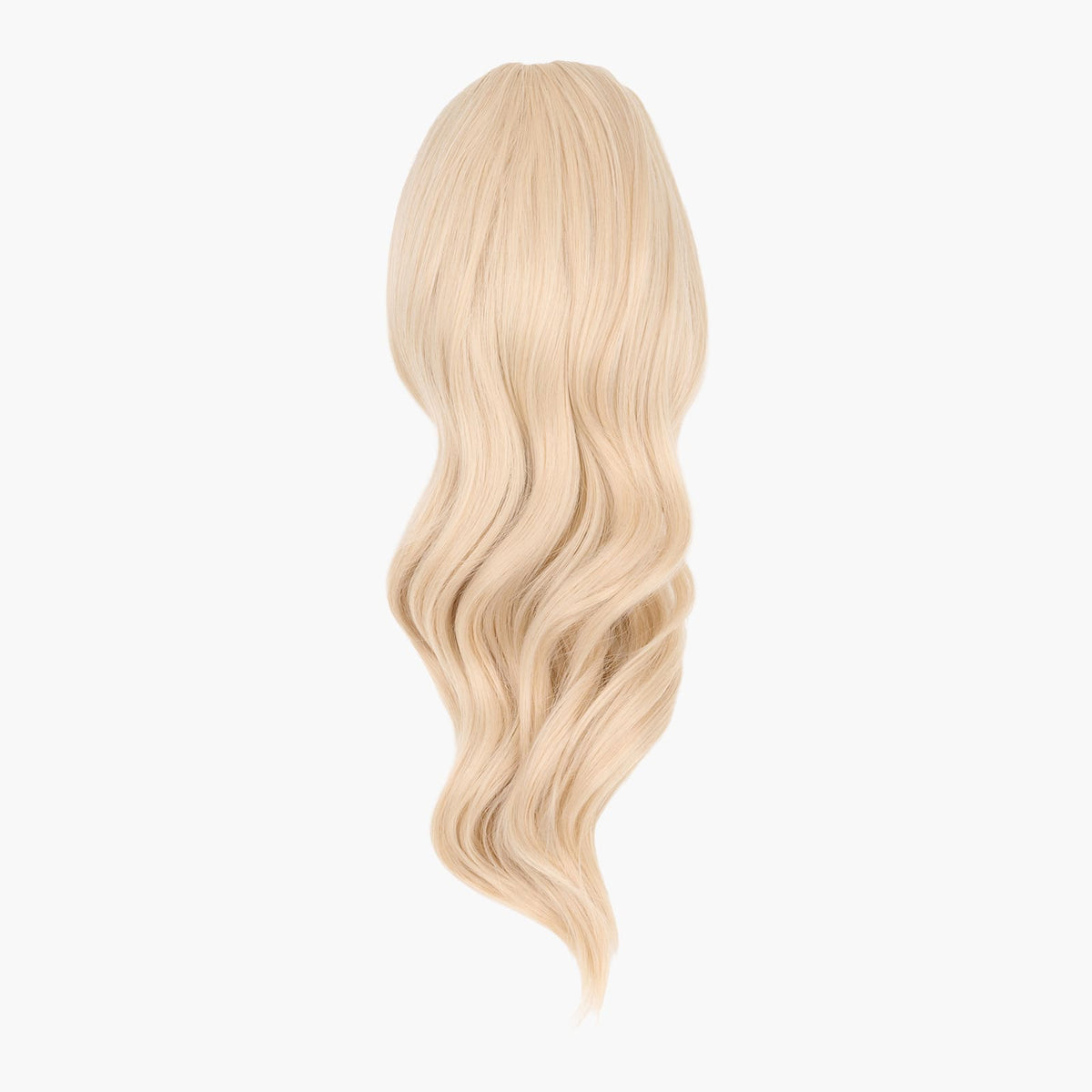 Stranded Medium Wand Wave Clip-in Ponytail in Polar Star (#1001)