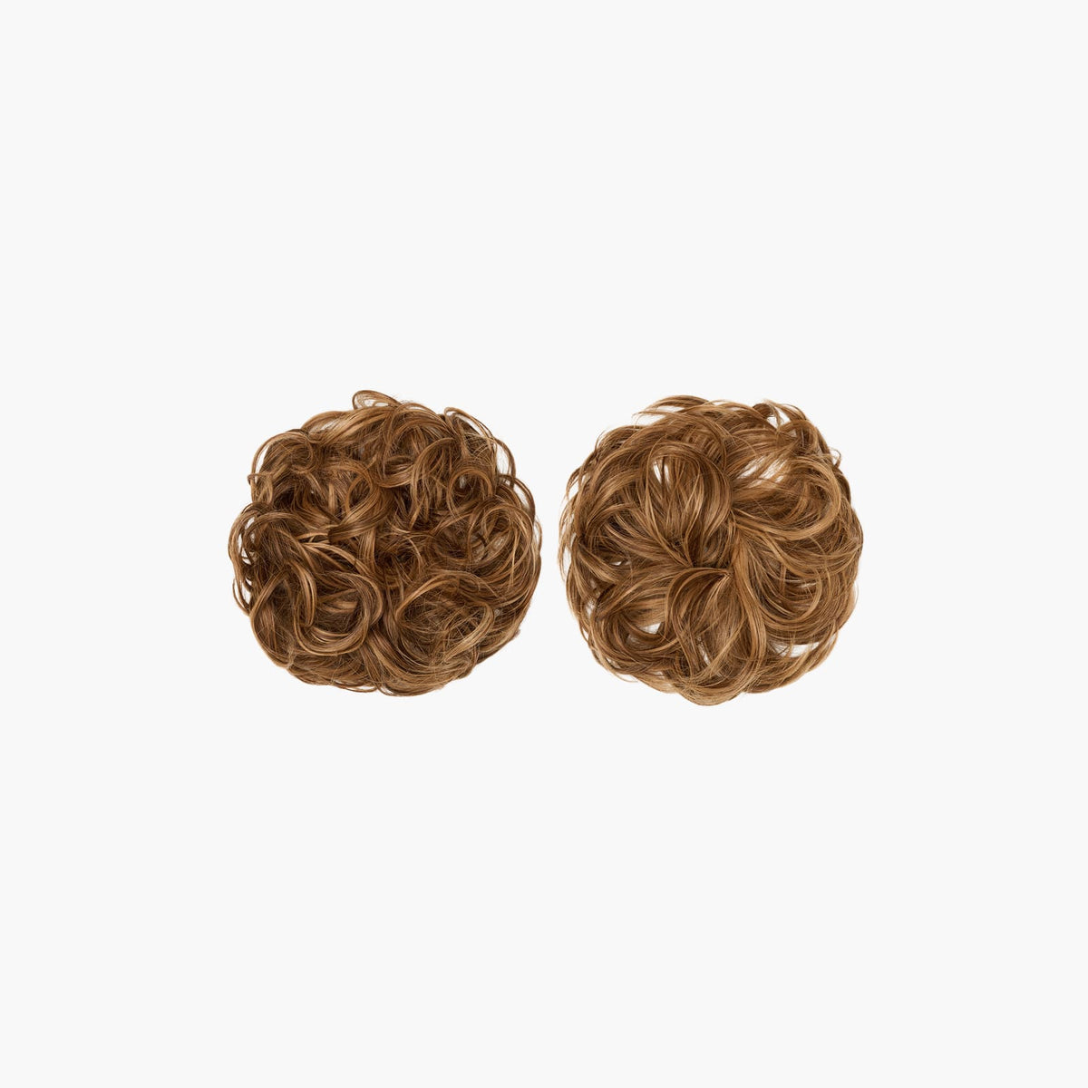Stranded Bun Duo - Curly & Flicky Styles in Honey Blush (#6/27)