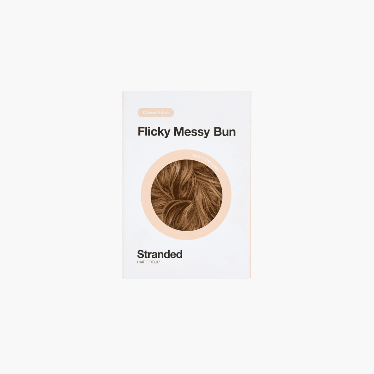 Honey Blush Stranded Flicky Messy Scrunchie Bun