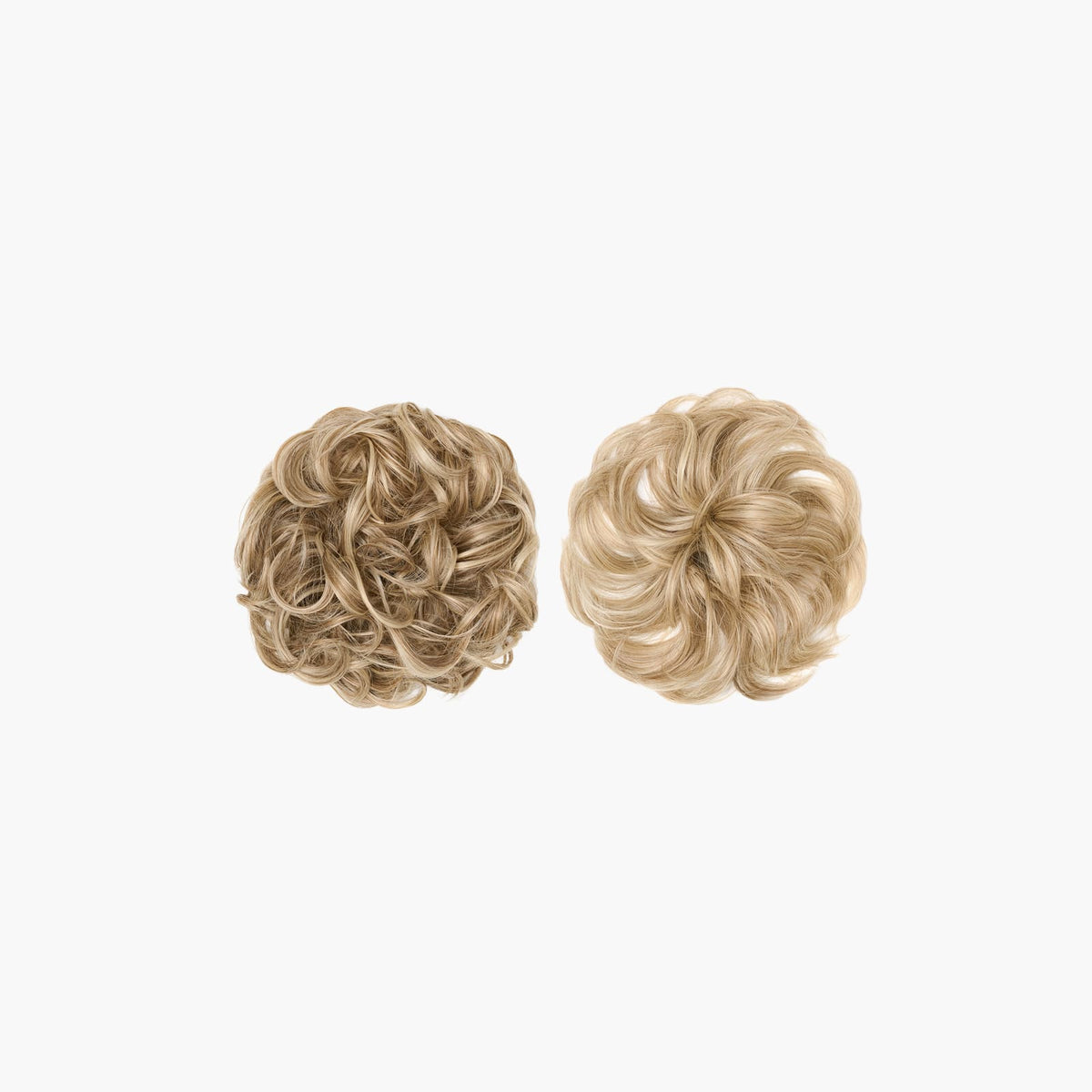 Stranded Bun Duo - Curly & Flicky Styles in Iris (#18/22)