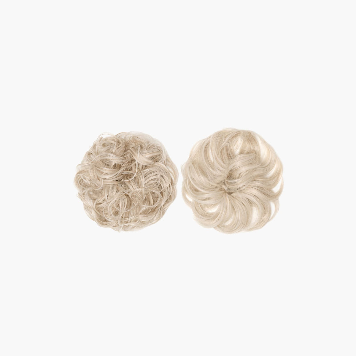 Stranded Bun Duo - Curly & Flicky Styles in Luna Sky (#112/600)