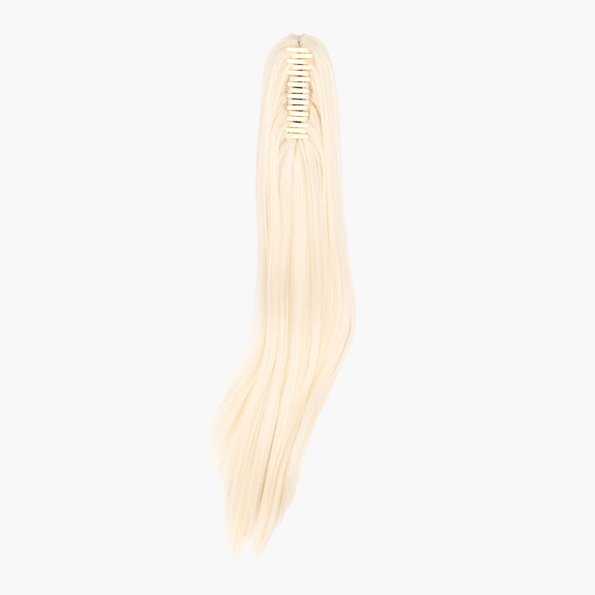 Lily of the Valley Stranded Long Straight Clip-in Ponytail