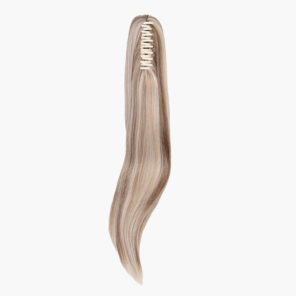Ash Willow Stranded Long Straight Clip-in Ponytail