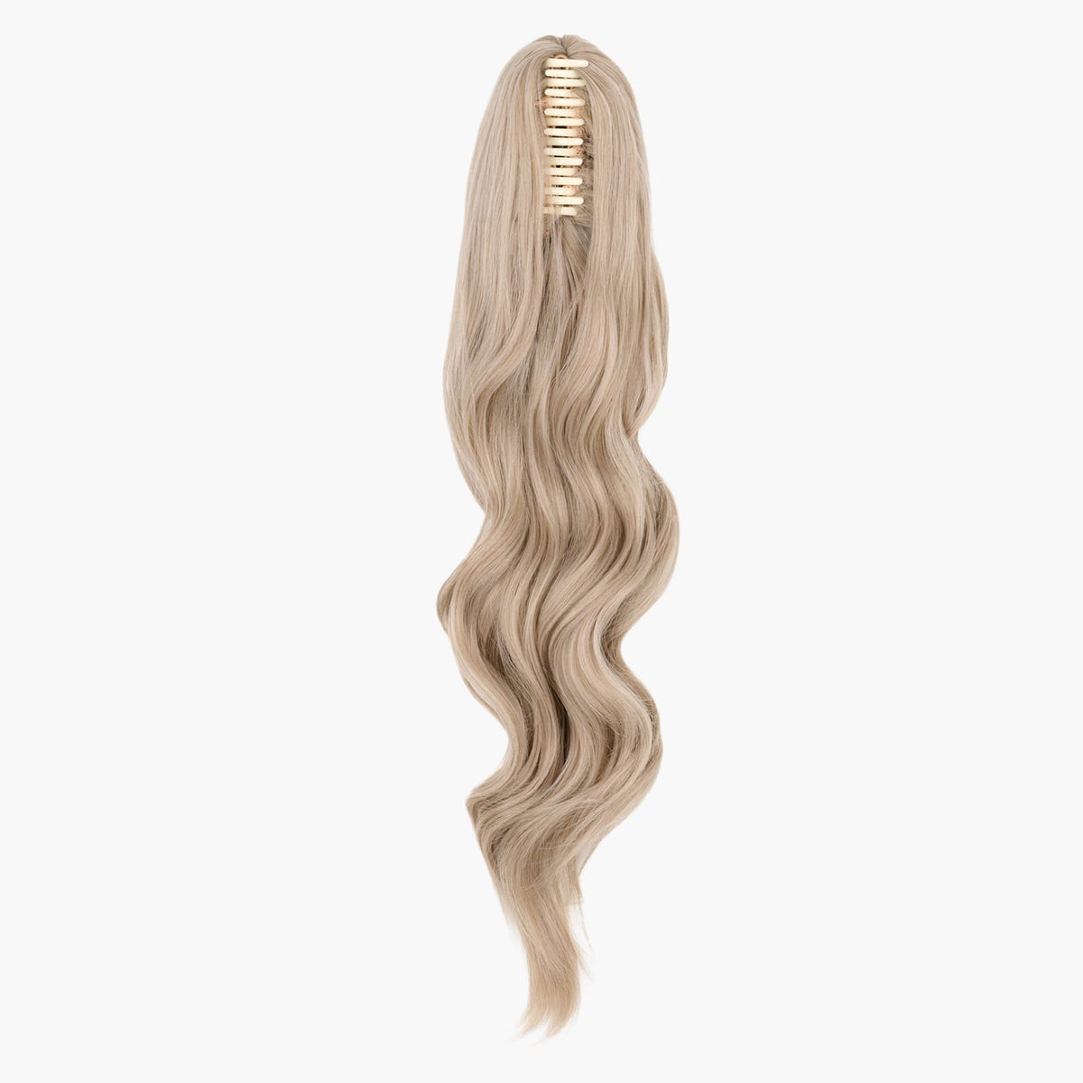 Ash Moon Stranded Long Wand Wave Clip-in Ponytail