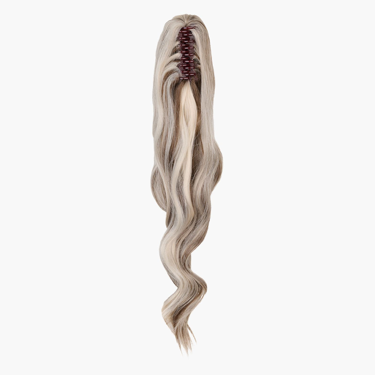 Ash Willow Stranded Long Wand Wave Clip-in Ponytail