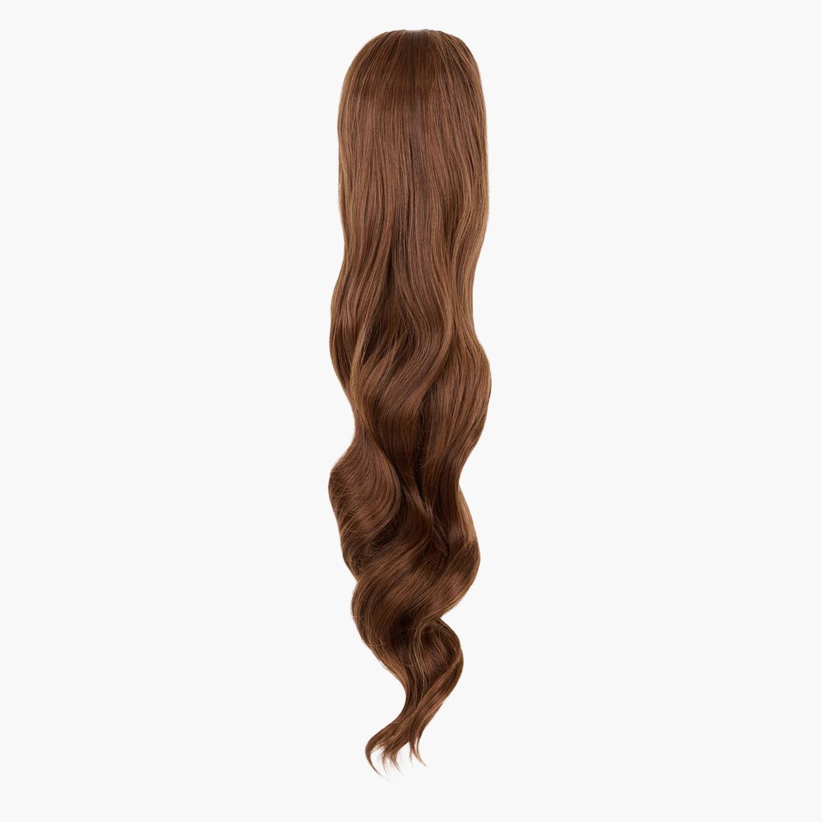 Stranded Long Wand Wave Clip-in Ponytail in Caramel Cosmos (#5)