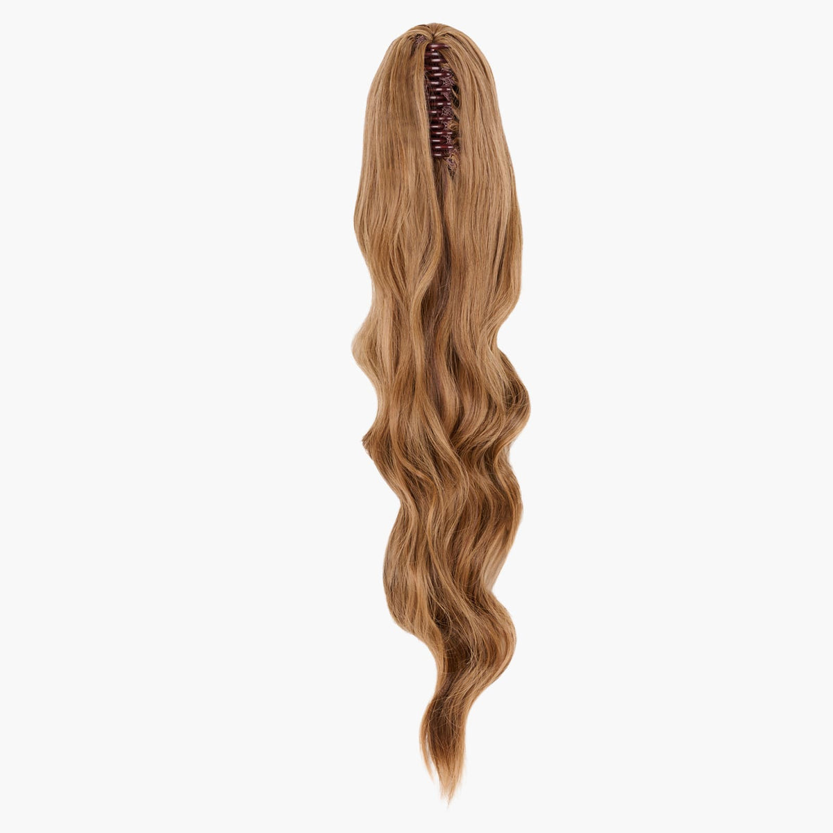 Honey Blush Stranded Long Wand Wave Clip-in Ponytail