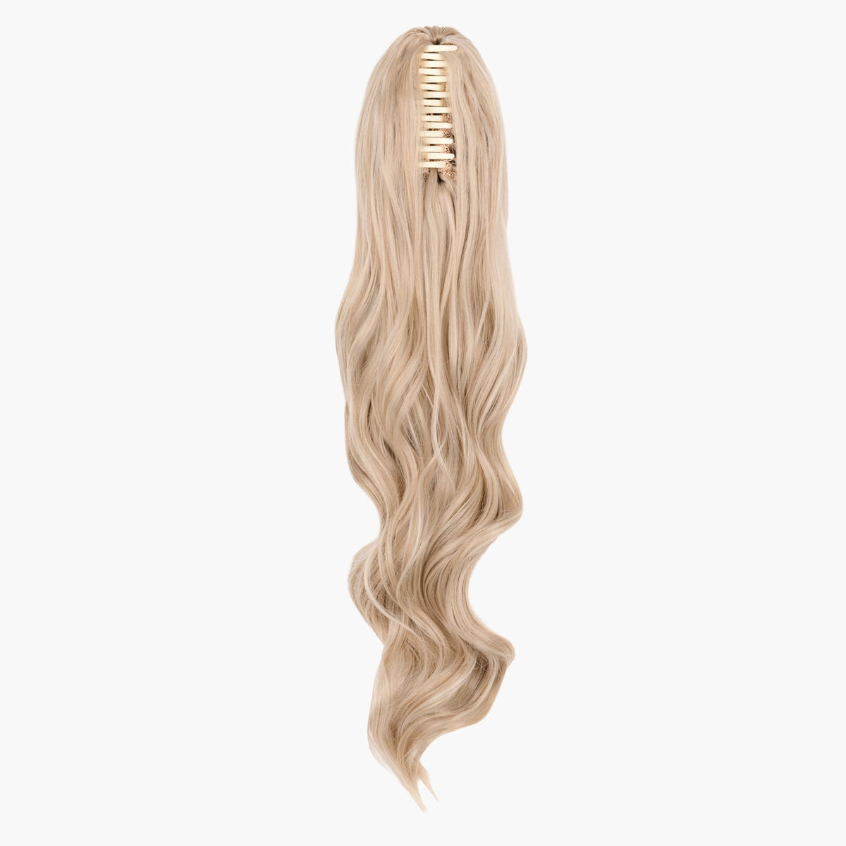 Pearl Moon Stranded Long Wand Wave Clip-in Ponytail
