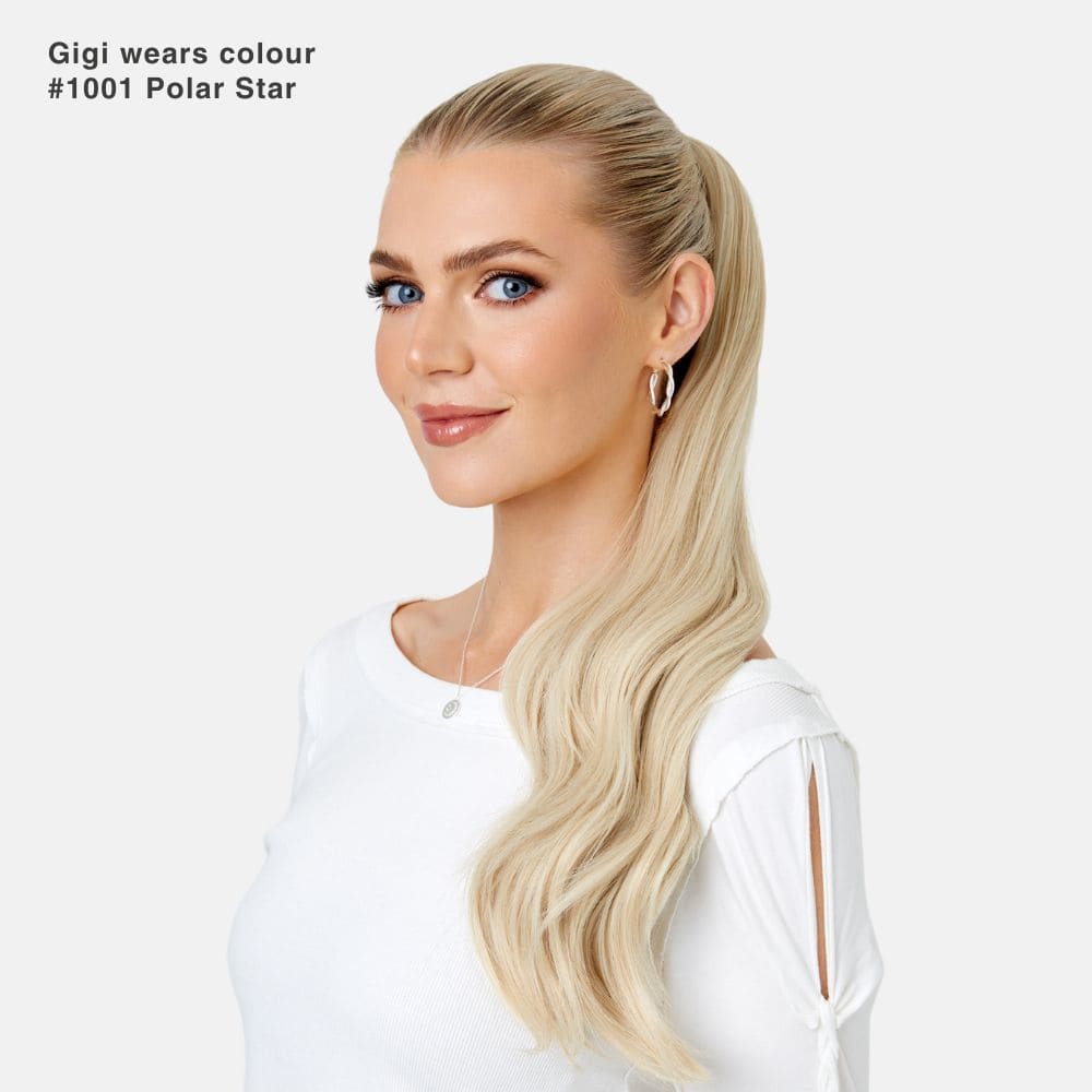 Stranded Long Wand Wave Clip-in Ponytail #30 Primrose