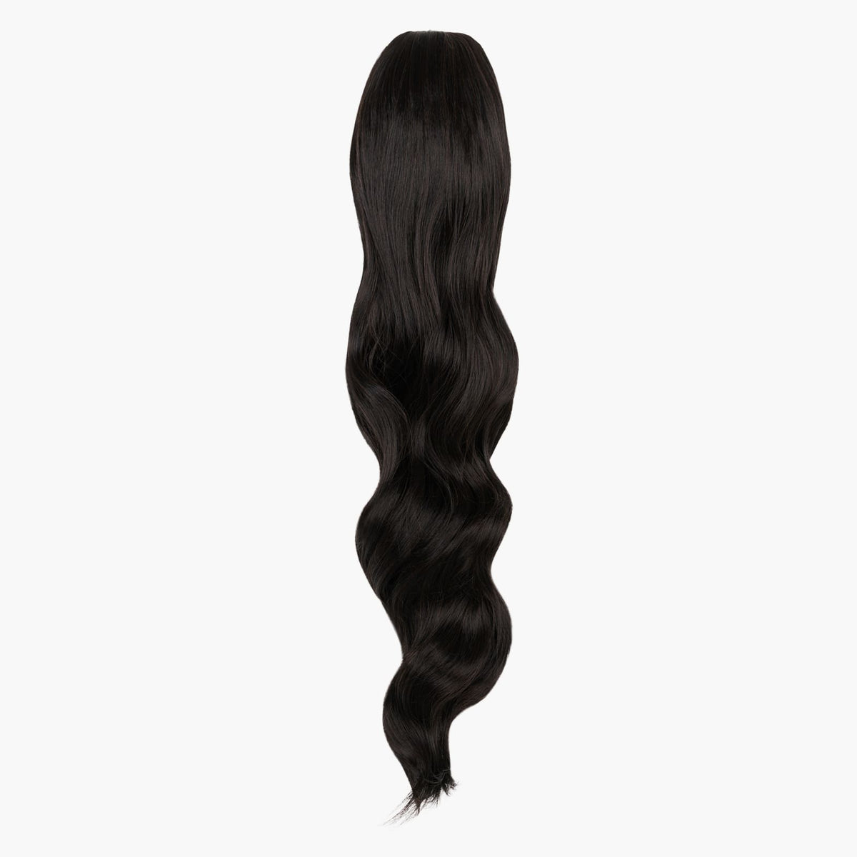 Stranded Long Wand Wave Clip-in Ponytail in Queen Of The Night (#1B)