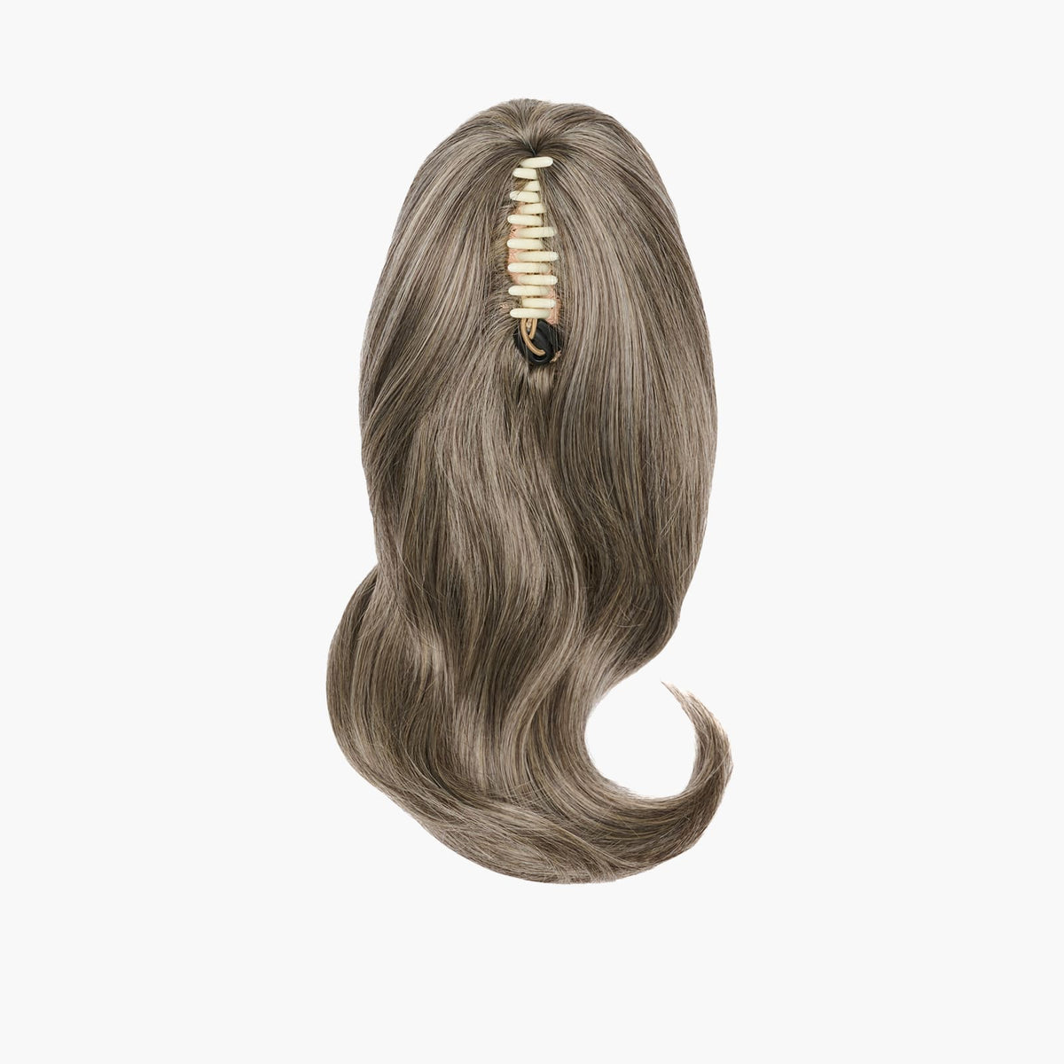 Dark Grey Stranded 12" Mini Blowout Ponytail