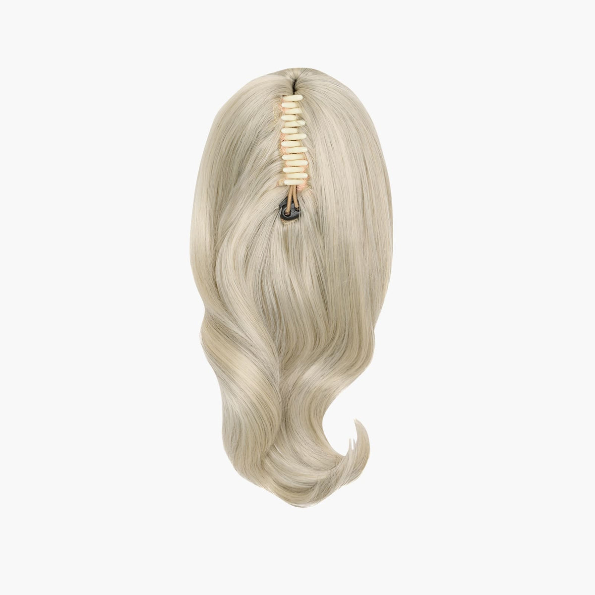 Light Grey Stranded 12" Mini Blowout Ponytail